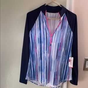 Women's Multicolor Long Sleeve Top